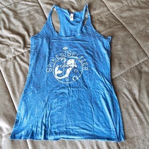 Spiked Seltzer Blue Tank Top